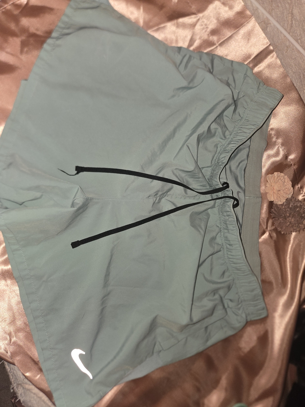 Nike Men's Light Green Athletic Shorts